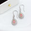 14K GOLD 2.00 CTW NATURAL PINK DIAMOND & DIAMOND EARRINGS