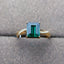 14K GOLD 2.10 CTW NATURAL TOURMALINE & DIAMOND RING