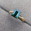 14K GOLD 2.10 CTW NATURAL TOURMALINE & DIAMOND RING