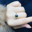 14K GOLD 2.10 CTW NATURAL TOURMALINE & DIAMOND RING