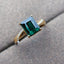 14K GOLD 2.10 CTW NATURAL TOURMALINE & DIAMOND RING