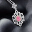 14K GOLD 0.88 CTW NATURAL PINK DIAMOND & DIAMOND PENDANT