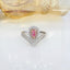 14K GOLD 0.63 CTW NATURAL PINK DIAMOND & DIAMOND RING