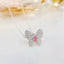 14K GOLD 0.42 CTW NATURAL PINK DIAMOND & DIAMOND NECKLACE