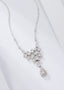 14K GOLD 1.91 CT NATURAL H DIAMOND NECKLACE