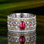 14K GOLD 1.45 CTW NATURAL RUBY & DIAMOND RING