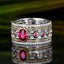 14K GOLD 1.45 CTW NATURAL RUBY & DIAMOND RING