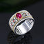 14K GOLD 1.45 CTW NATURAL RUBY & DIAMOND RING