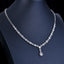 14K GOLD 7.78 CTW VIVID BLUE NATURAL SAPPHIRE & DIAMOND NECKLACE