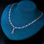 14K GOLD 7.78 CTW VIVID BLUE NATURAL SAPPHIRE & DIAMOND NECKLACE