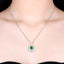 14K GOLD 1.75 CTW VIVID GREEN NATURAL EMERALD & DIAMOND RING/PENDANT