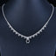 14K GOLD 2.36 CT NATURAL H DIAMOND NECKLACE