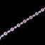 14K GOLD 6.86 CTW NATURAL RUBY & SAPPHIRE BRACELET