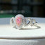 14K GOLD 0.39 CTW NATURAL PINK DIAMOND & DIAMOND RING