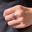 14K GOLD 0.39 CTW NATURAL PINK DIAMOND & DIAMOND RING