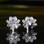 14K GOLD 0.96 CTW NATURAL PADPARADSCHA SAPPHIRE & DIAMOND EARRINGS