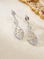 14K GOLD 1.00 CTW NATURAL COLOR DIAMOND & DIAMOND EARRINGS