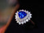 14K GOLD 2.38 CTW NATURAL SAPPHIRE & DIAMOND RING