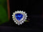 14K GOLD 2.38 CTW NATURAL SAPPHIRE & DIAMOND RING