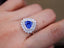 14K GOLD 2.38 CTW NATURAL SAPPHIRE & DIAMOND RING