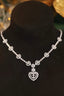 14K GOLD 5.30 CTW NATURAL H DIAMOND NECKLACE