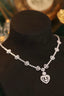 14K GOLD 5.30 CTW NATURAL H DIAMOND NECKLACE