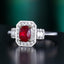 14K GOLD 1.39 CTW NATURAL RUBY & DIAMOND RING