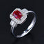 14K GOLD 1.39 CTW NATURAL RUBY & DIAMOND RING