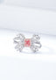 14K GOLD 0.89 CTW NATURAL PINK DIAMOND & DIAMOND RING