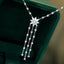 14K GOLD 0.9 CT NATURAL H DIAMOND NECKLACE