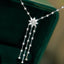 14K GOLD 0.9 CT NATURAL H DIAMOND NECKLACE