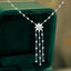 14K GOLD 0.9 CT NATURAL H DIAMOND NECKLACE