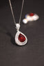 14K GOLD 1.29 CT NATURAL RUBY & DIAMOND PENDANT