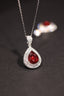 14K GOLD 1.29 CT NATURAL RUBY & DIAMOND PENDANT