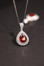 14K GOLD 1.29 CT NATURAL RUBY & DIAMOND PENDANT