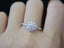 14K GOLD 1.04 CTW NATURAL G DIAMOND RING