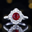 14K GOLD 1.76 CTW NATURAL RUBY & DIAMOND RING/PENDANT