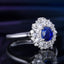 14K GOLD 1.16 CTW NATURAL SAPPHIRE & DIAMOND RING/PENDANT