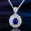 14K GOLD 1.16 CTW NATURAL SAPPHIRE & DIAMOND RING/PENDANT