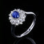 14K GOLD 1.16 CTW NATURAL SAPPHIRE & DIAMOND RING/PENDANT