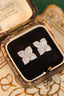 14K GOLD 0.6 CT NATURAL H DIAMOND EARRINGS