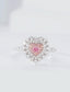 14K GOLD 0.77 CTW NATURAL PINK DIAMOND & DIAMOND RING