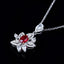 14K GOLD 0.82 CTW NATURAL RUBY & DIAMOND PENDANT