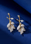 14K GOLD 2.42 CTW NATURAL H DIAMOND EARRINGS