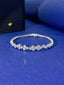 14K GOLD 4.48 CT NATURAL H DIAMOND BRACELET