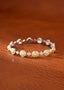 14K GOLD 3.53 CTW NATURAL YELLOW DIAMOND BRACELET