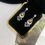 14K GOLD 4.35 CTW NATURAL YELLOW DIAMOND & DIAMOND EARRINGS