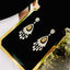 14K GOLD 4.35 CTW NATURAL YELLOW DIAMOND & DIAMOND EARRINGS