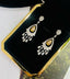 14K GOLD 4.35 CTW NATURAL YELLOW DIAMOND & DIAMOND EARRINGS