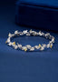 14K GOLD 2.17 CTW NATURAL YELLOW DIAMOND & DIAMOND BRACELET